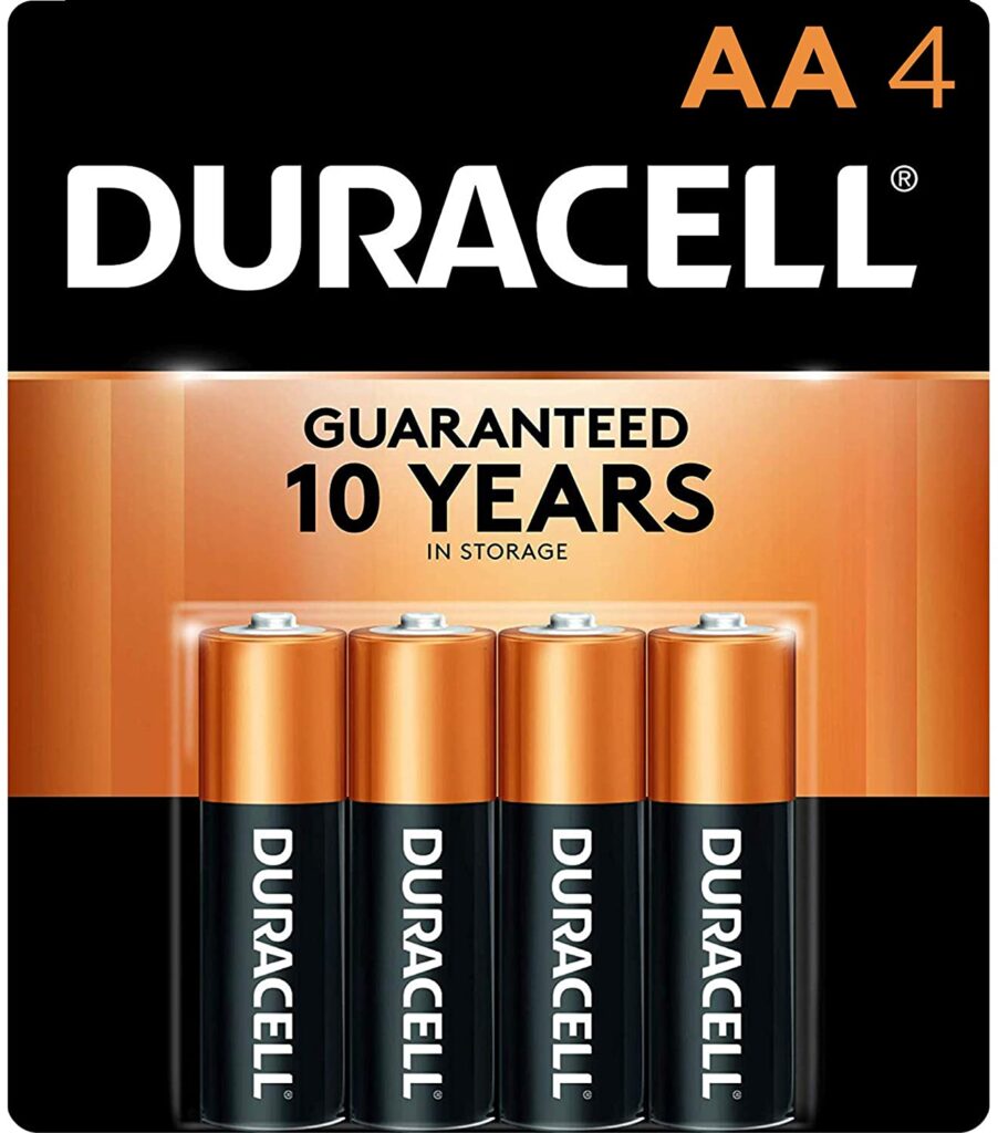 Duracell - CopperTop AA Alkaline Batteries – 4 Count