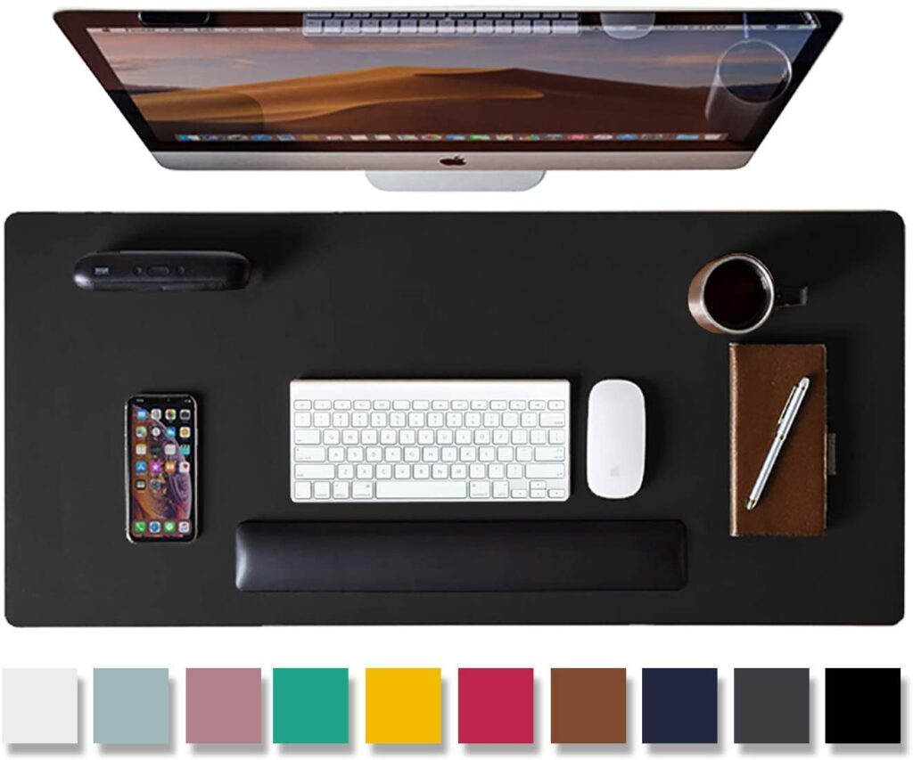 Aothia Leather Office Desk Pad Protector