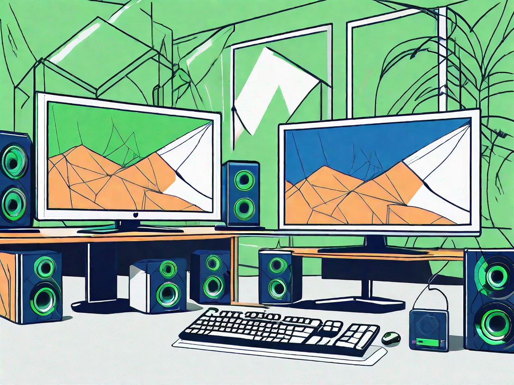 A variety of gaming monitors showcasing different features such as high resolution