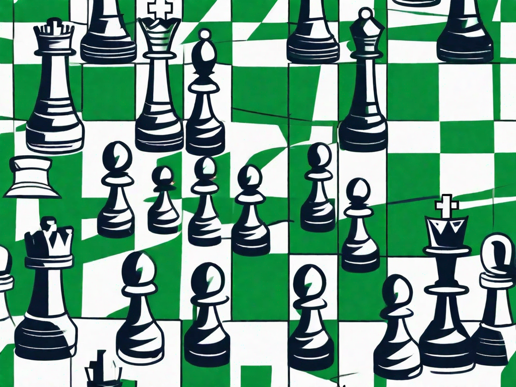 A pc and a gaming console engaged in a chess match