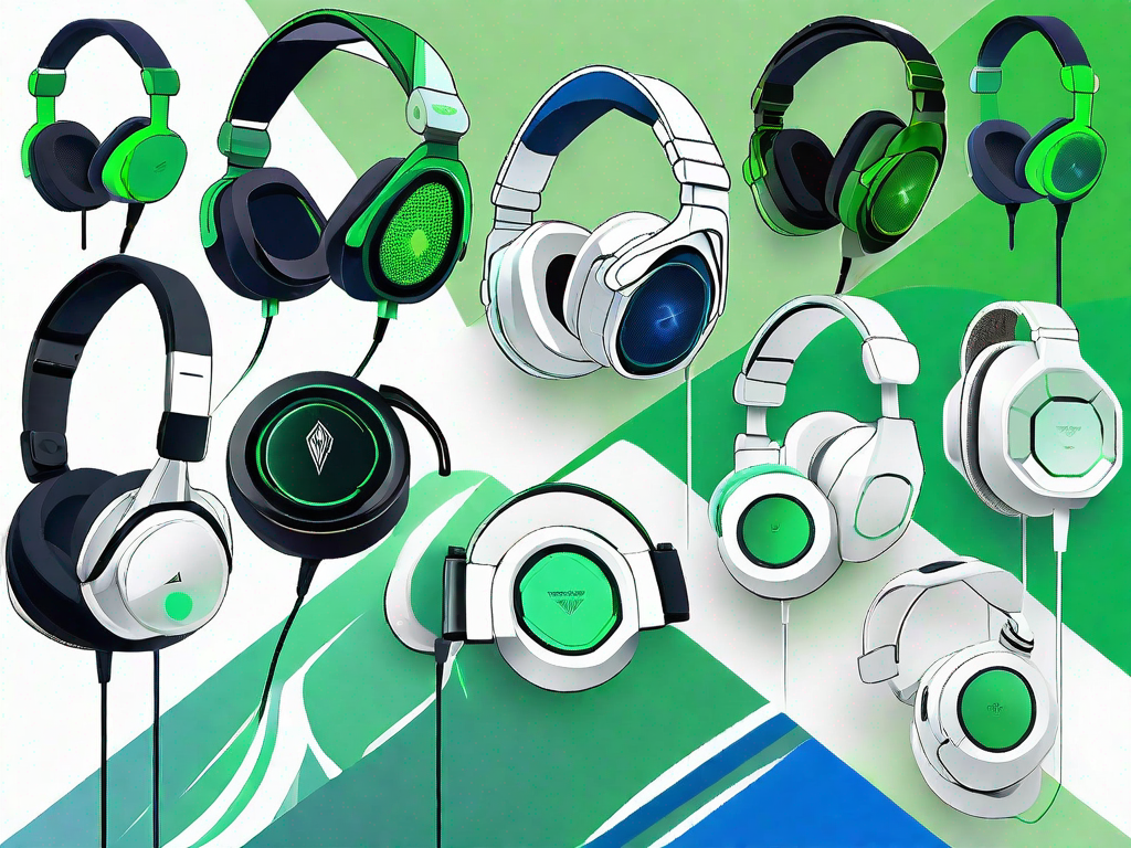 A variety of high-end gaming headsets