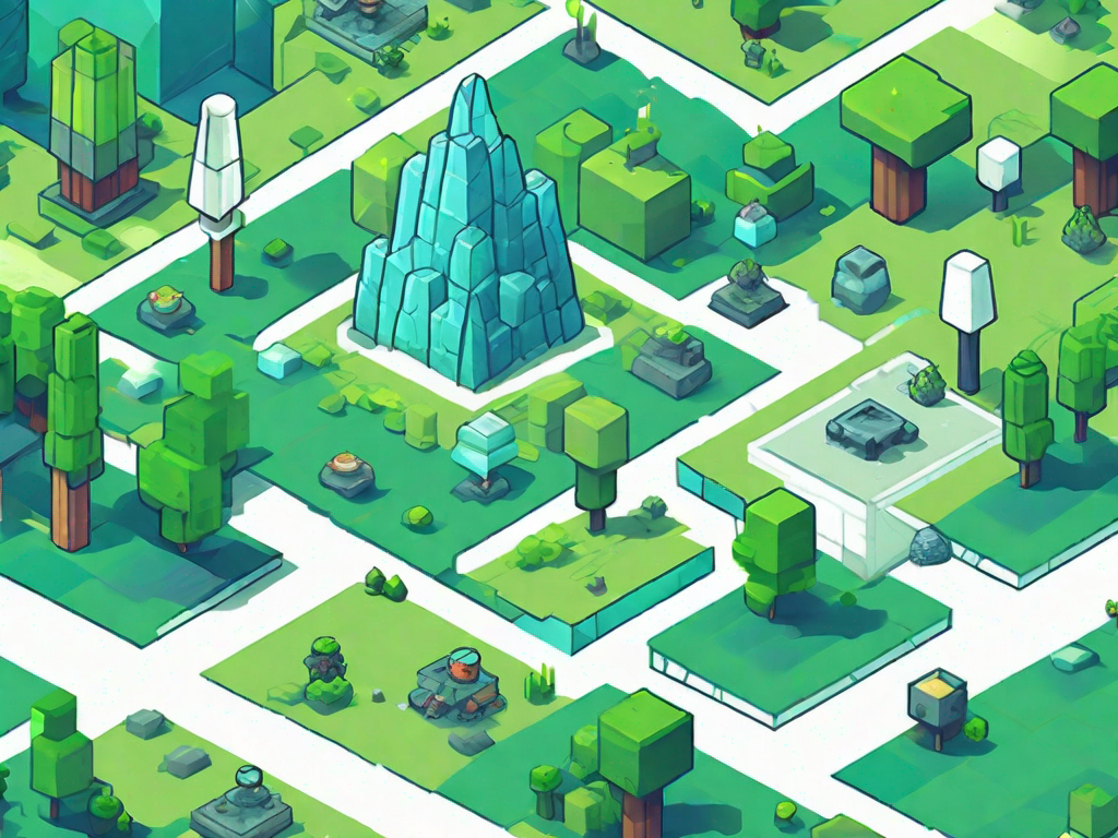 A few indie game elements such as pixelated characters