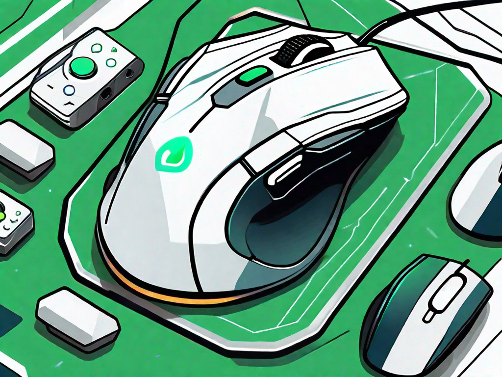 A high-tech gaming mouse with customizable buttons and dynamic lighting