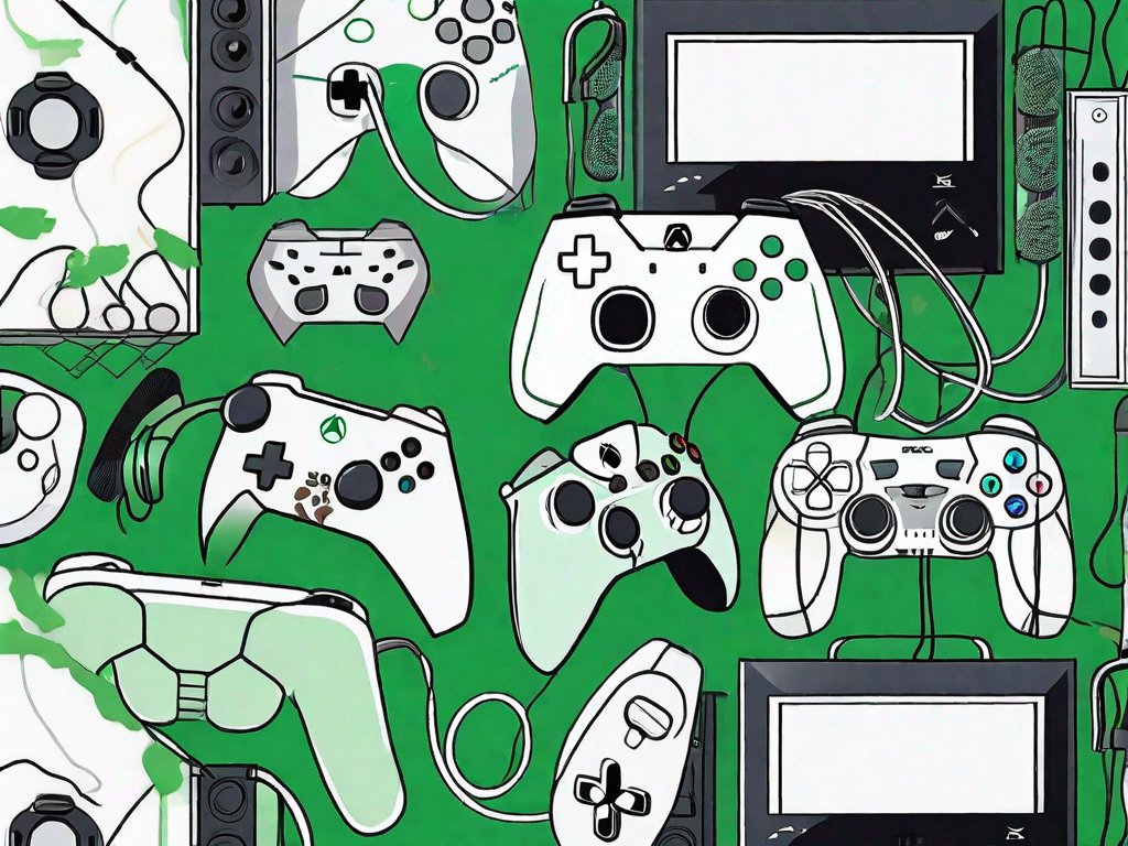 Two gaming consoles