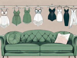 A variety of elegant and stylish lingerie items such as bras