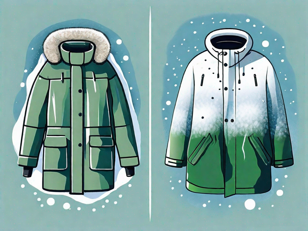 Two winter coats