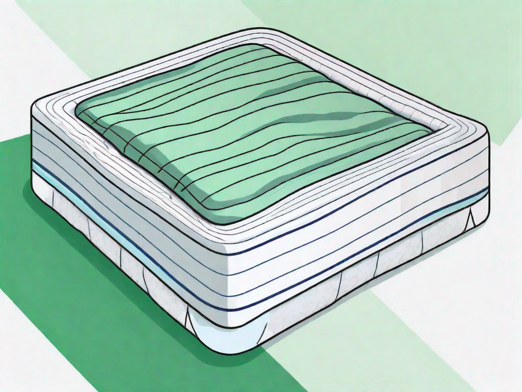 A half-split mattress