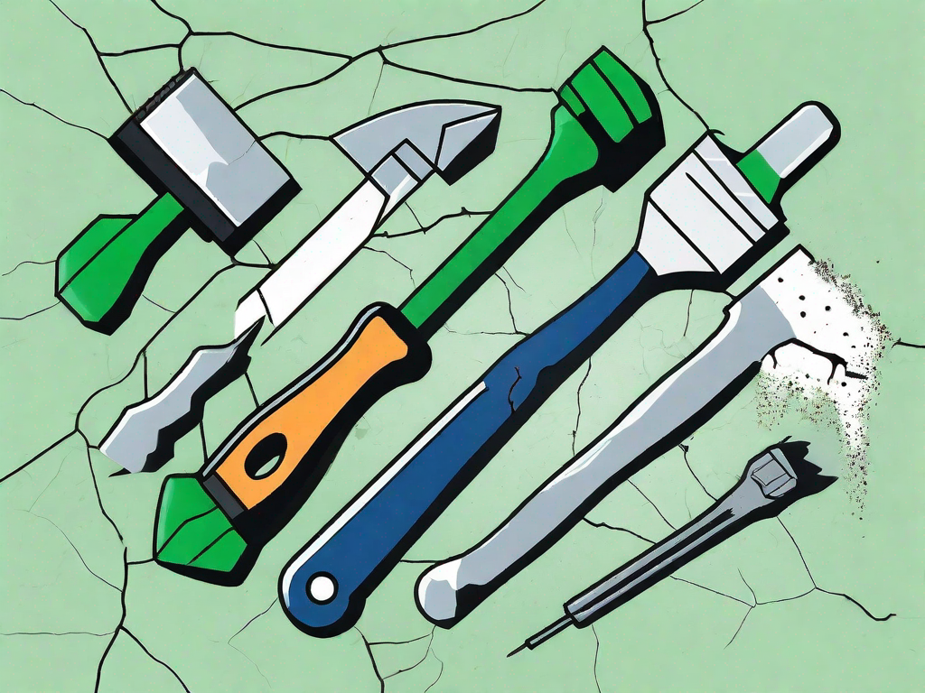 Various tools such as a chisel