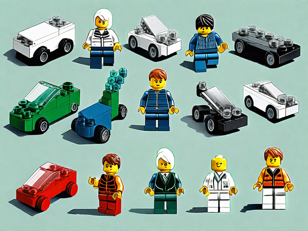 A variety of lego sets